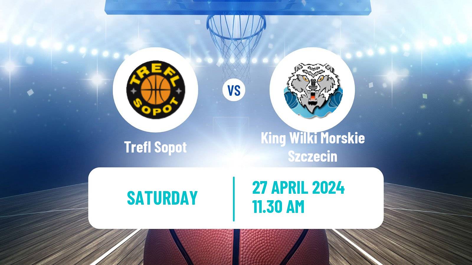 Basketball Polish Basket Liga Trefl Sopot - King Wilki Morskie Szczecin