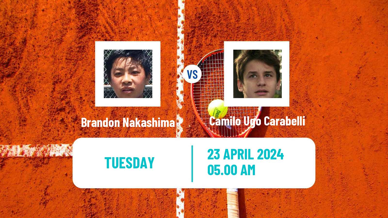 Tennis ATP Madrid Brandon Nakashima - Camilo Ugo Carabelli