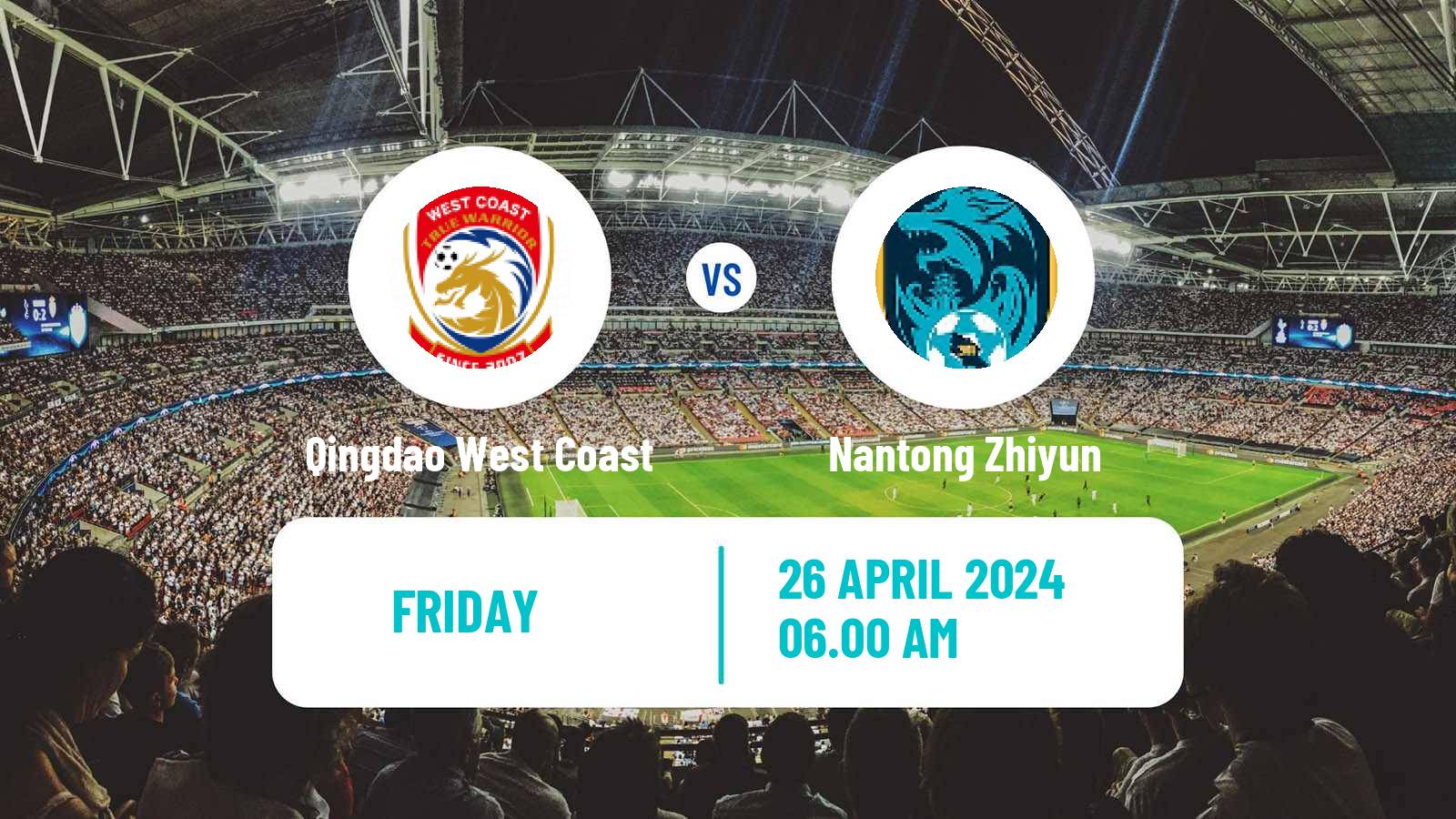 Soccer Chinese Super League Qingdao West Coast - Nantong Zhiyun
