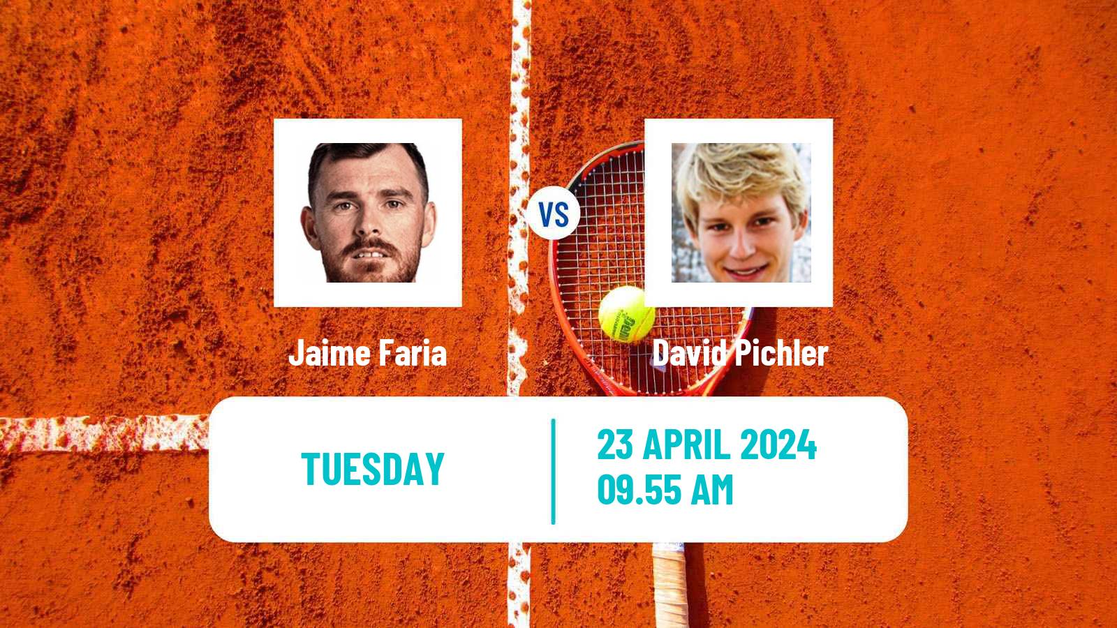Tennis Ostrava Challenger Men Jaime Faria - David Pichler