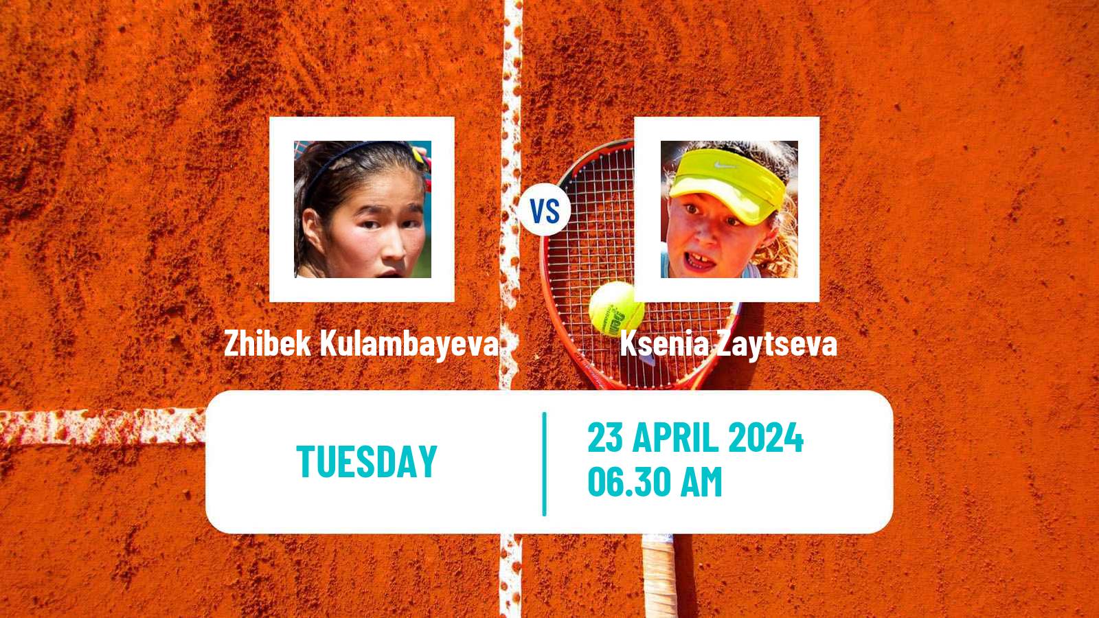Tennis ITF W35 Hammamet 6 Women Zhibek Kulambayeva - Ksenia Zaytseva
