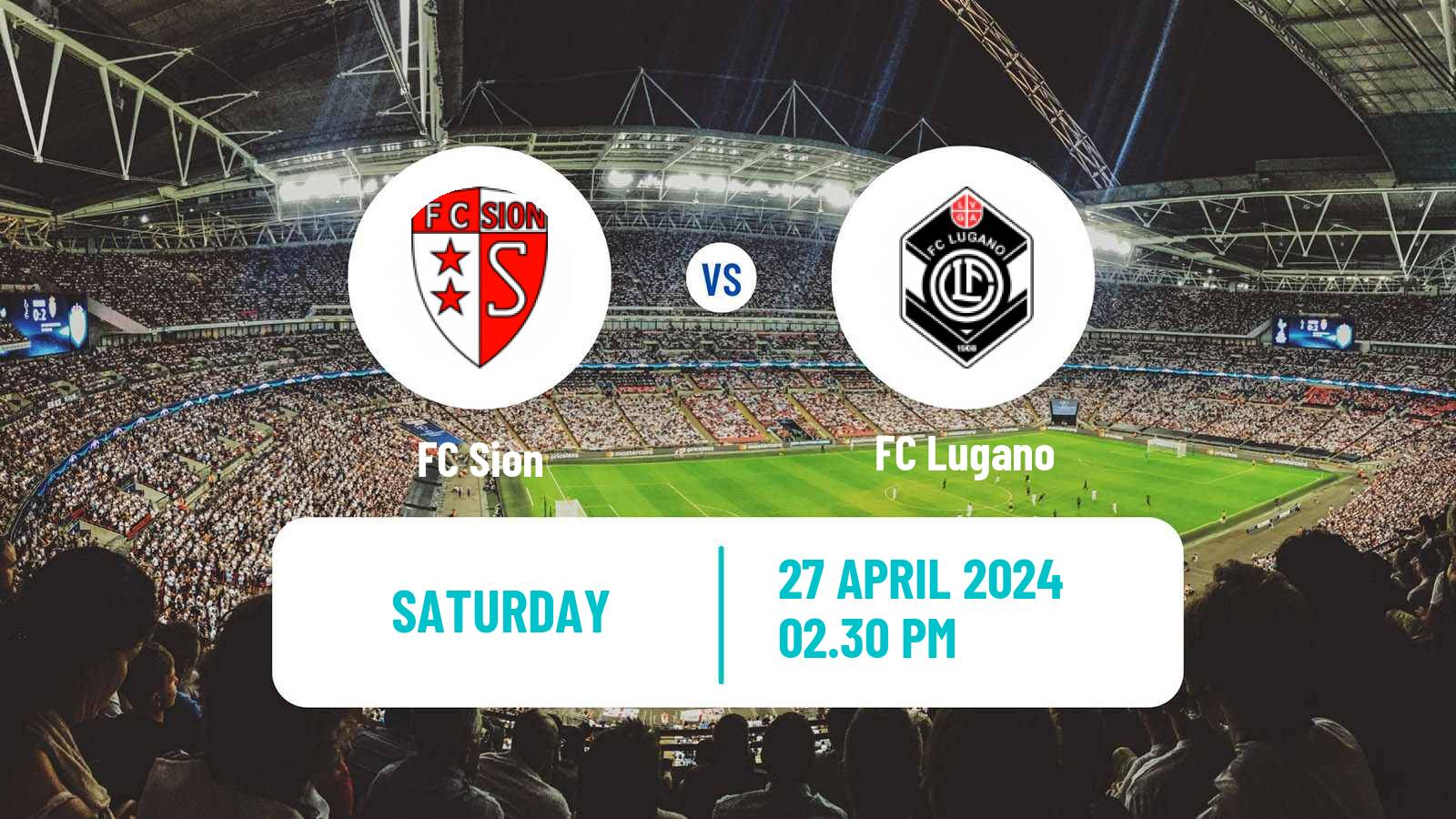 Soccer Swiss Cup Sion - Lugano
