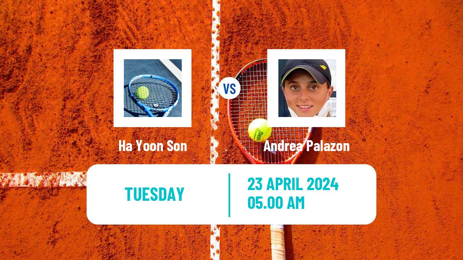 Tennis ITF W15 Telde 4 Women Ha Yoon Son - Andrea Palazon