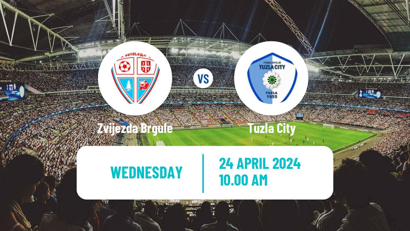 Soccer Bosnian Premier League Zvijezda Brgule - Tuzla City