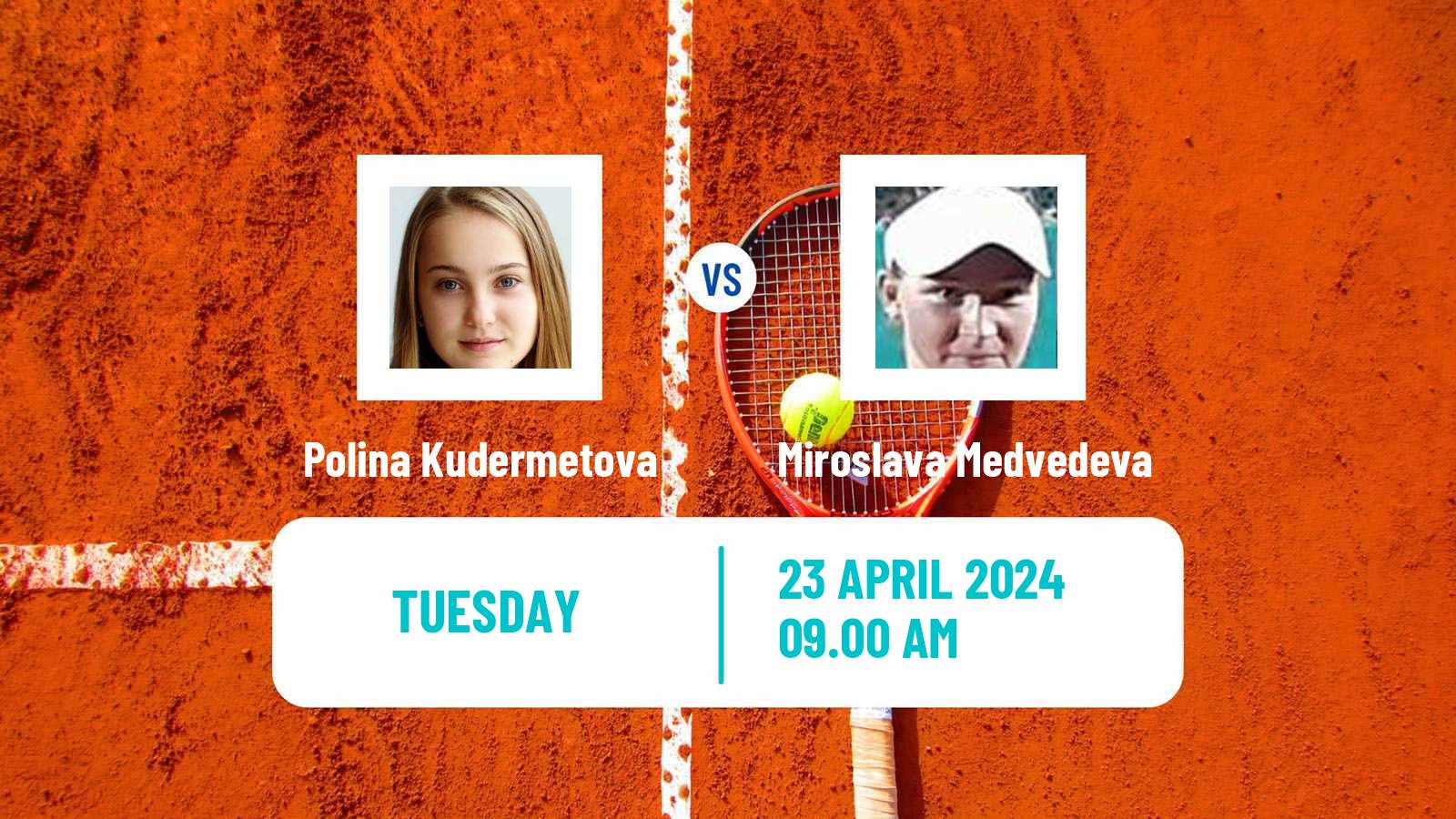 Tennis ITF W100 Oeiras Women Polina Kudermetova - Miroslava Medvedeva