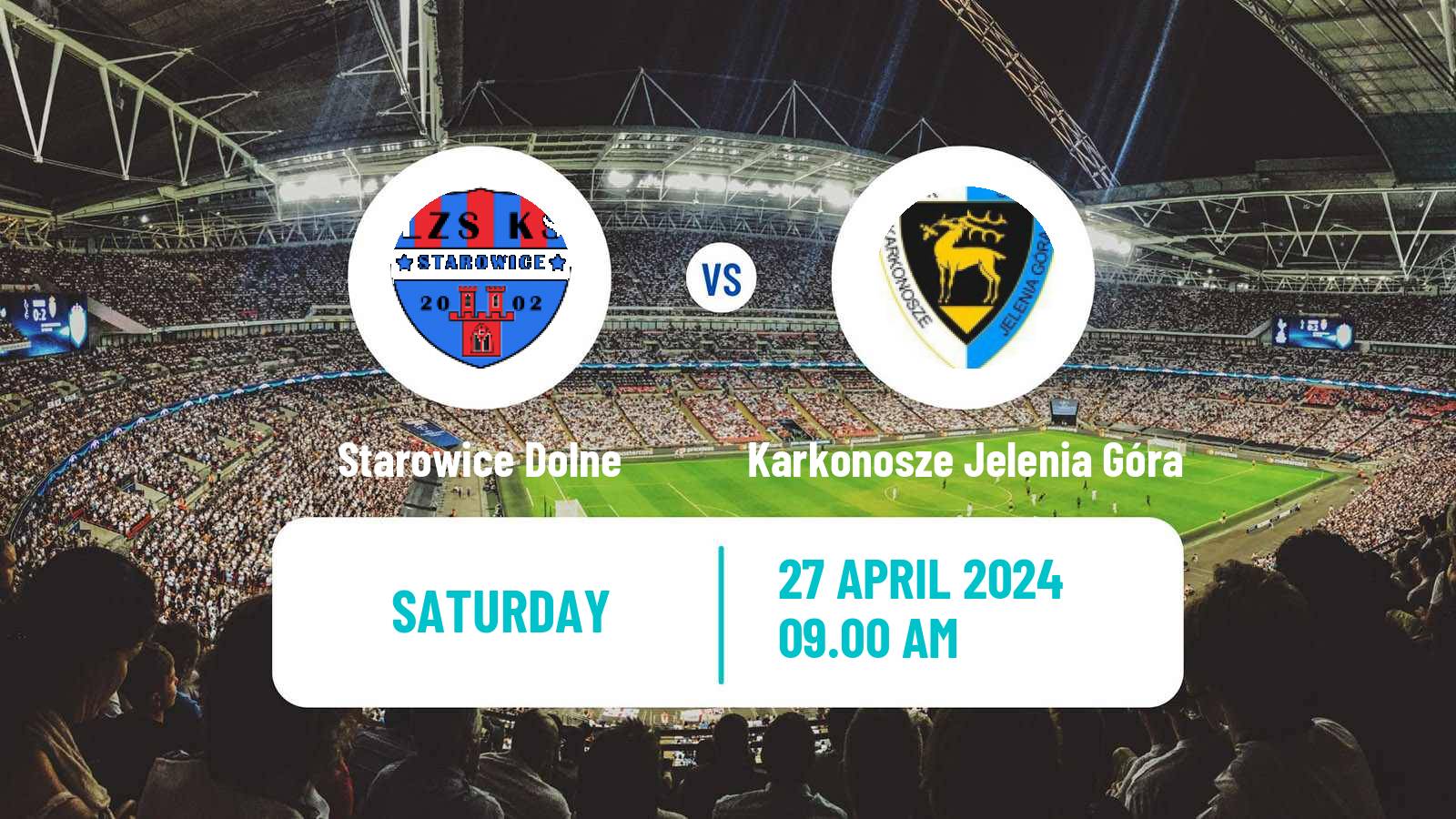 Soccer Polish Division 3 - Group III Starowice Dolne - Karkonosze Jelenia Góra