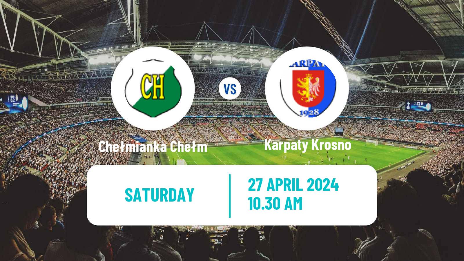 Soccer Polish Division 3 - Group IV Chełmianka Chełm - Karpaty Krosno