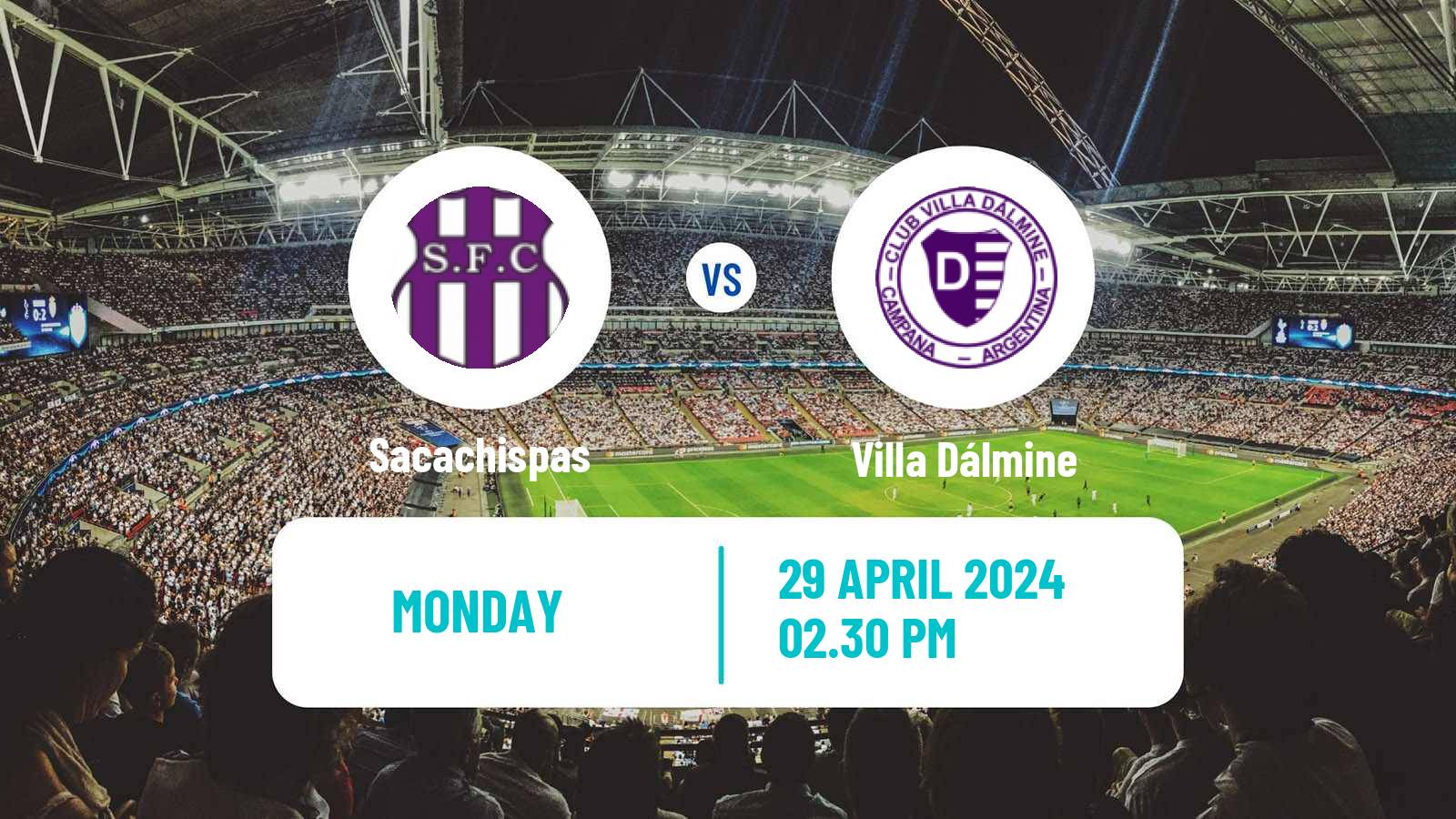 Soccer Argentinian Primera B Sacachispas - Villa Dálmine