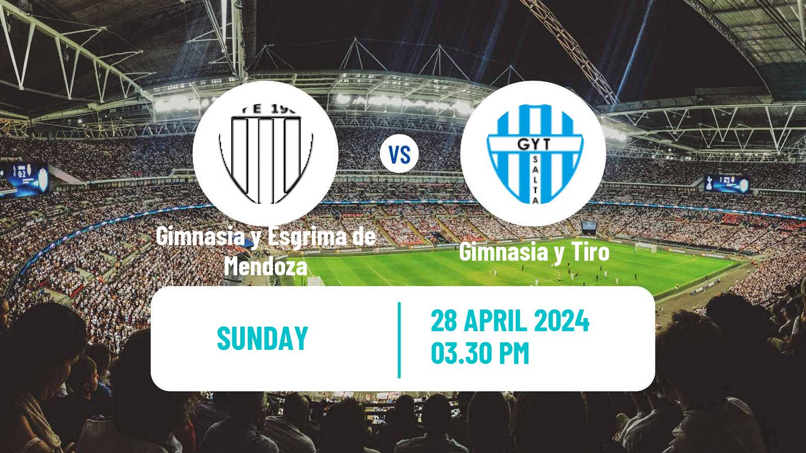Soccer Argentinian Primera Nacional Gimnasia y Esgrima de Mendoza - Gimnasia y Tiro