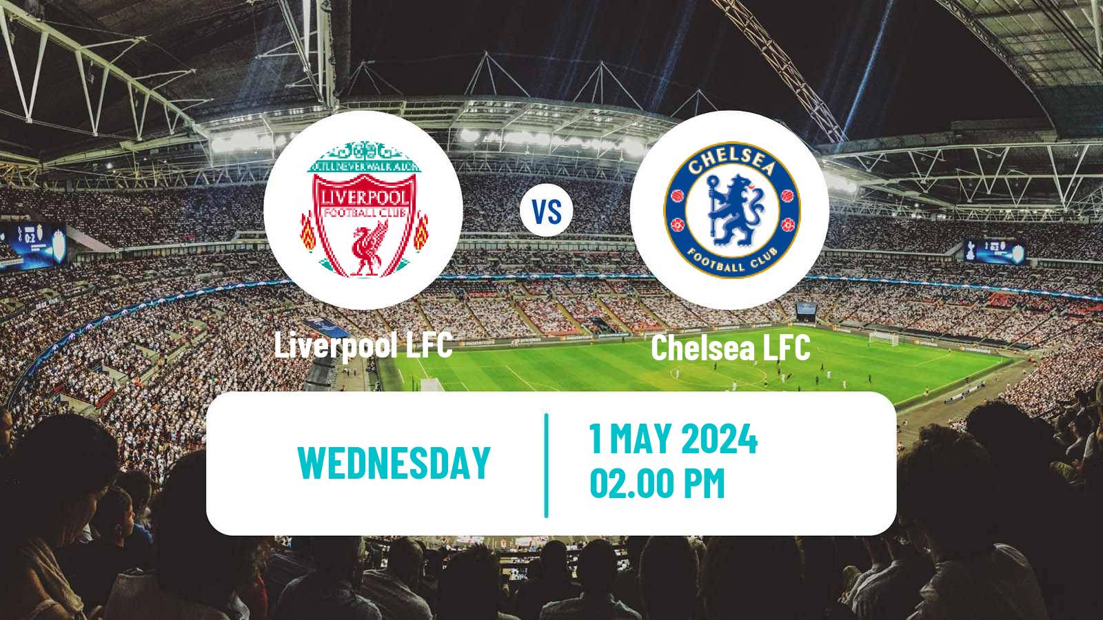 Soccer English WSL Liverpool LFC - Chelsea