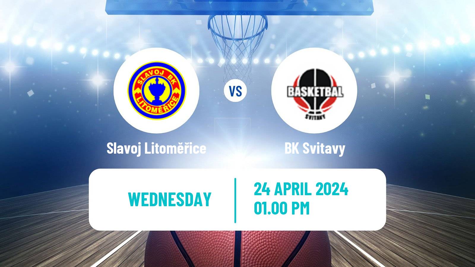 Basketball Czech 1 Liga Basketball Slavoj Litoměřice - Svitavy