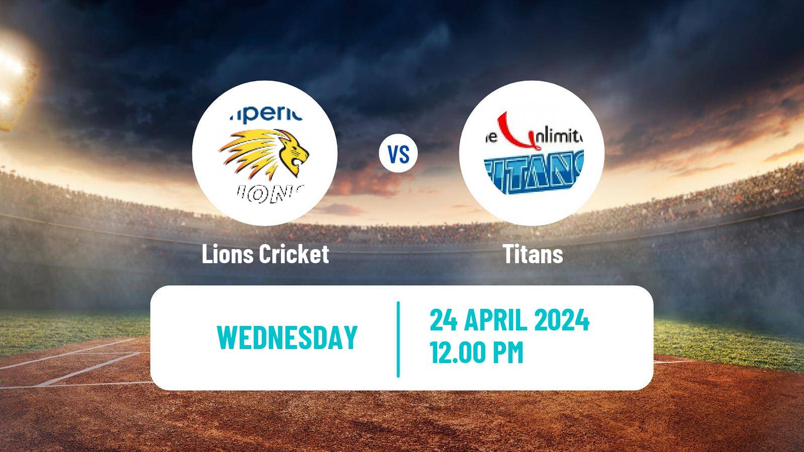 Cricket CSA T20 Challenge Lions Cricket - Titans