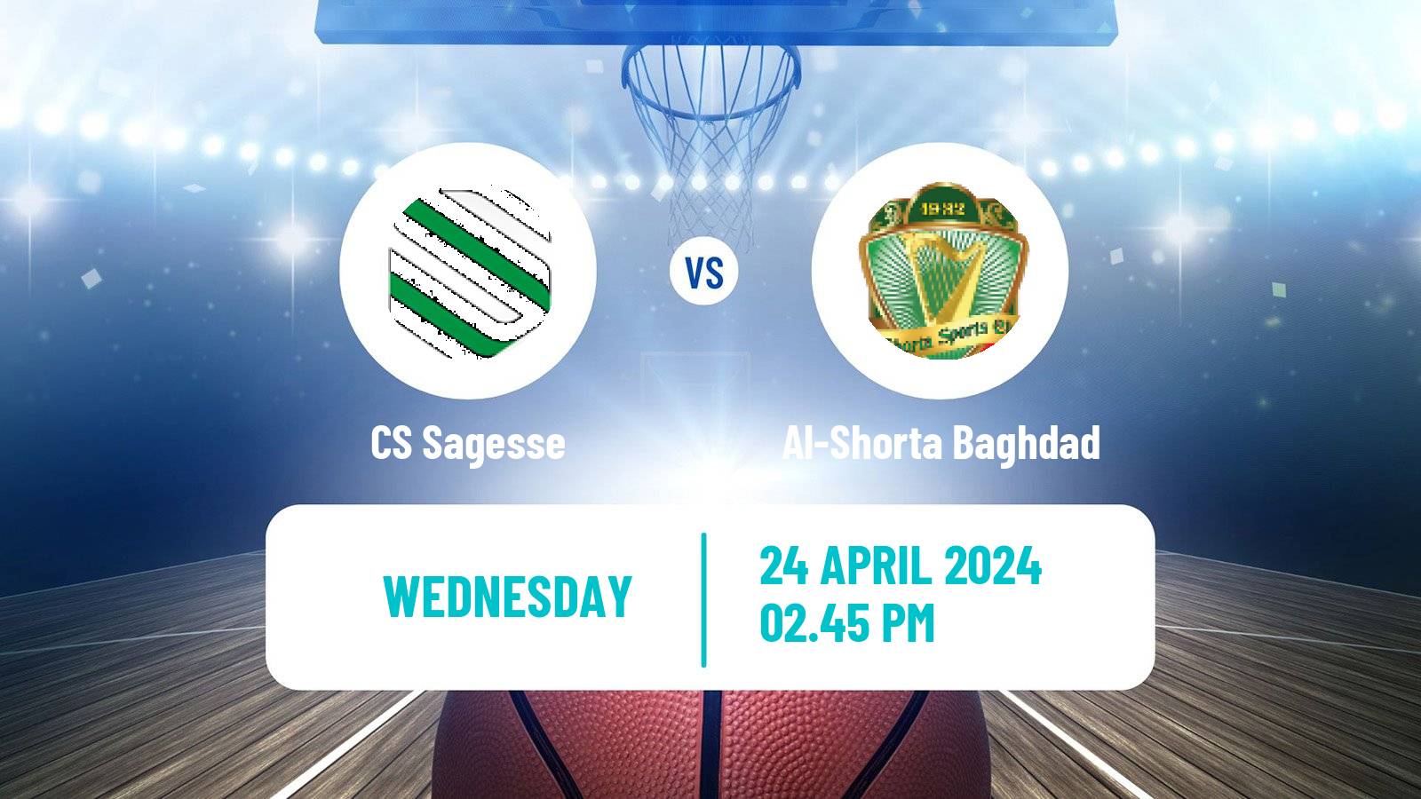 Basketball WASL Basketball Sagesse - Al-Shorta Baghdad