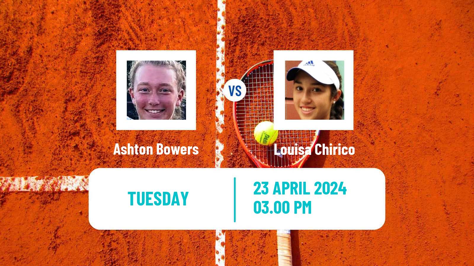 Tennis ITF W75 Charlottesville Va Women Ashton Bowers - Louisa Chirico