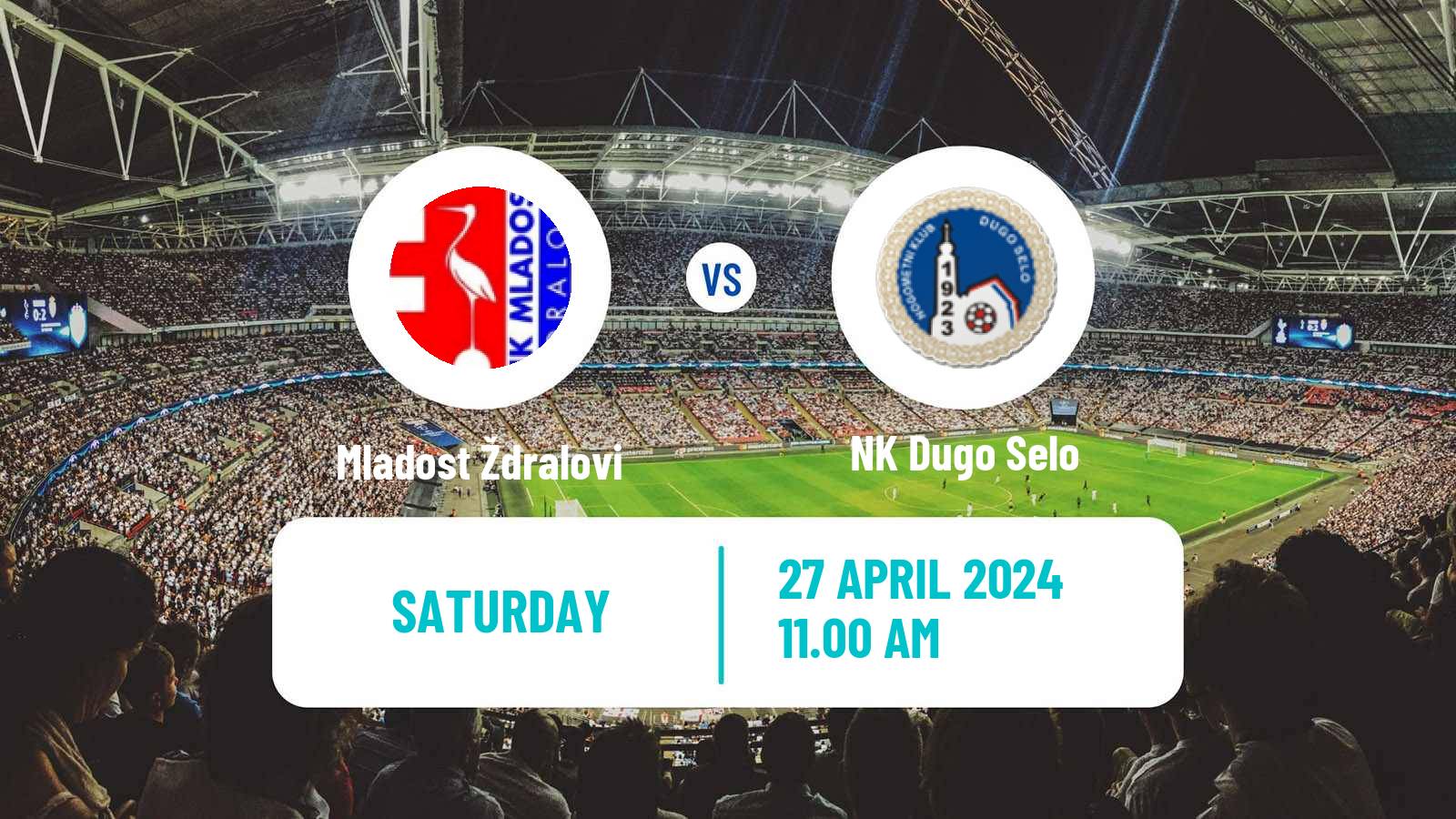 Soccer Croatian Druga NL Mladost Ždralovi - Dugo Selo