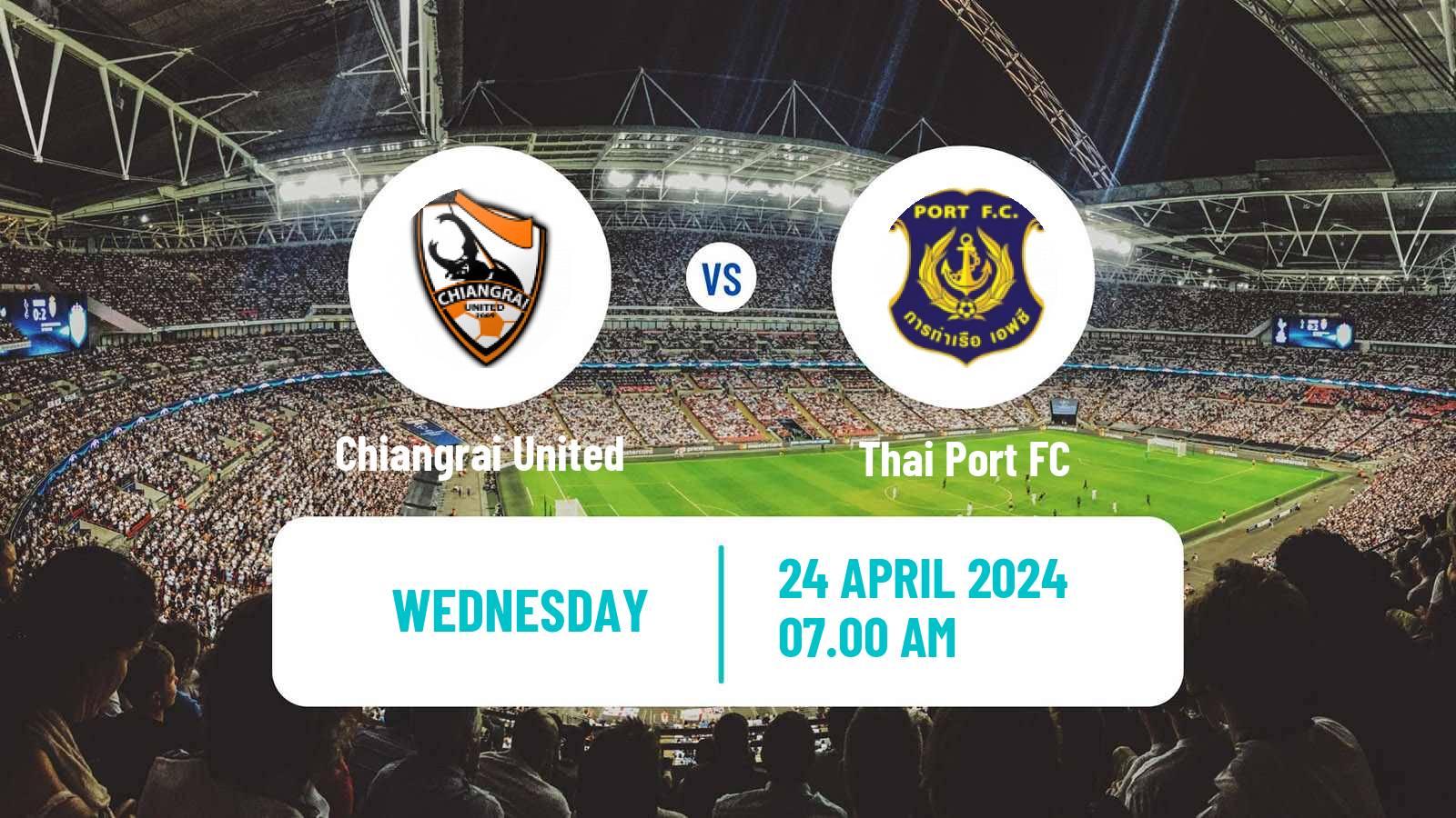 Soccer Thai League Cup Chiangrai United - Thai Port