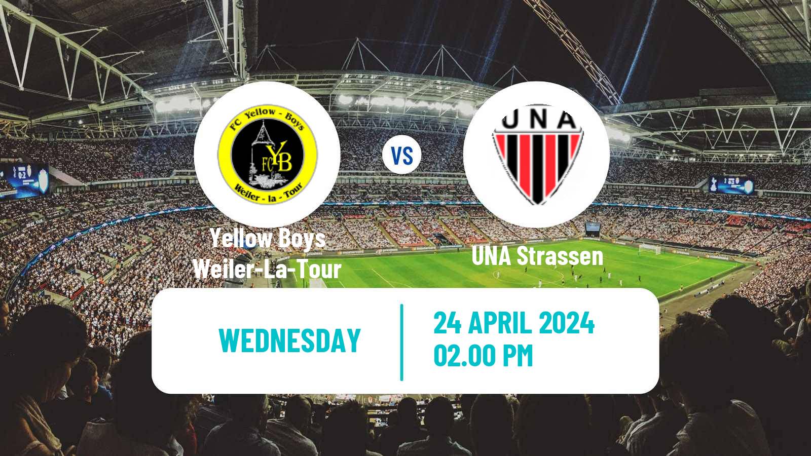 Soccer Luxembourg Cup Yellow Boys Weiler-La-Tour - UNA Strassen