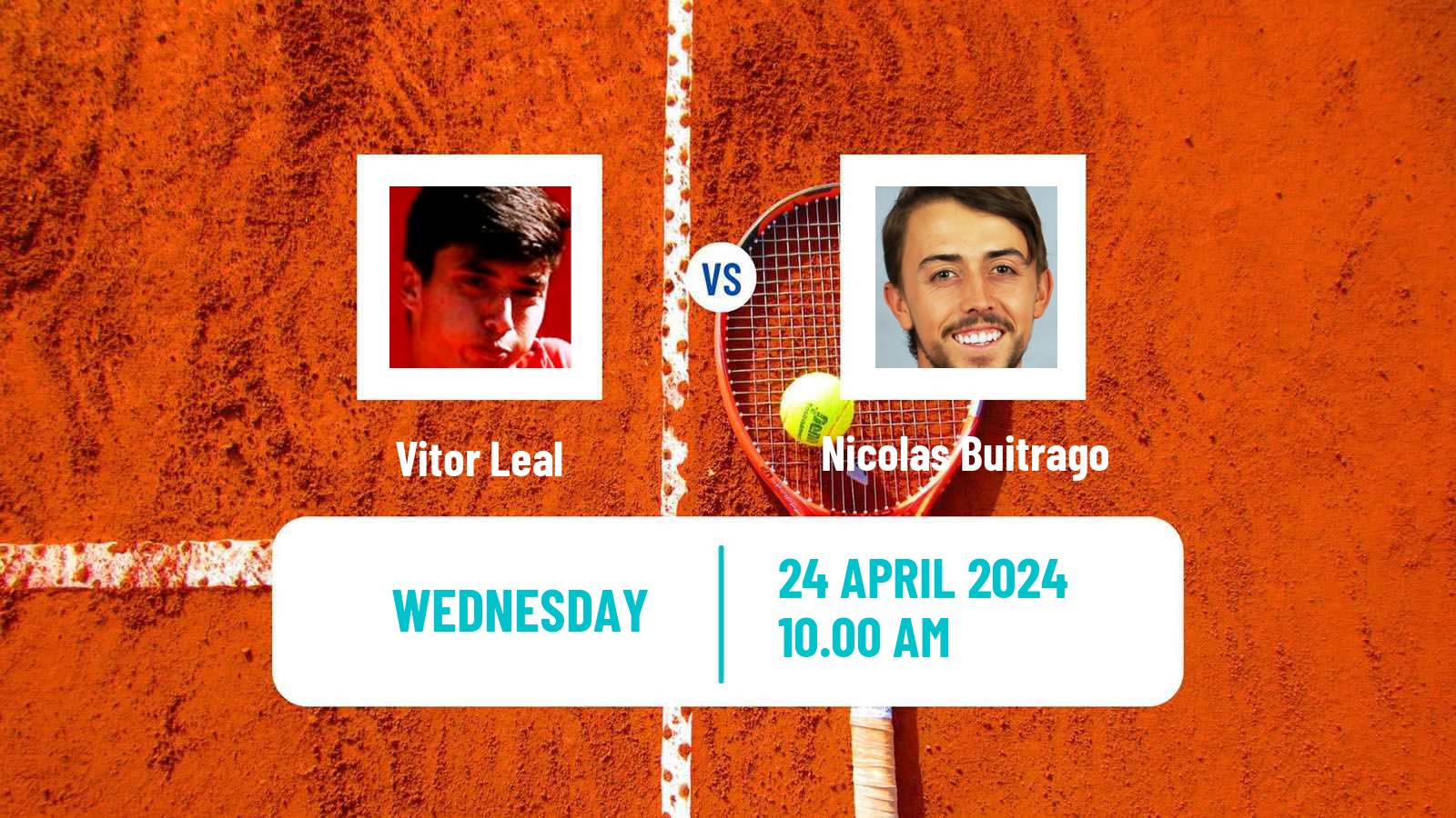 Tennis ITF M25 Mosquera Men Vitor Leal - Nicolas Buitrago