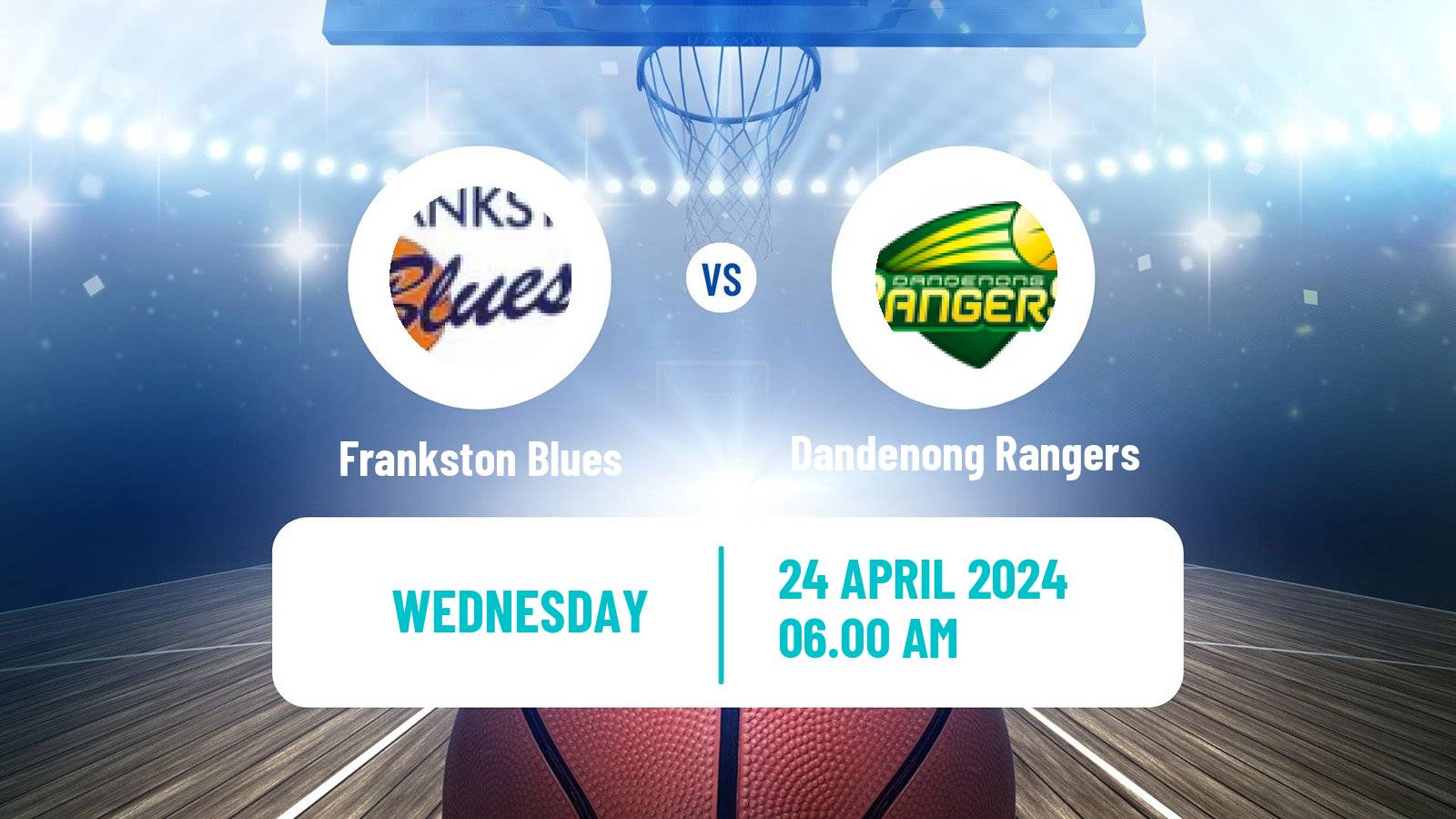 Basketball Australian NBL1 South Frankston Blues - Dandenong Rangers