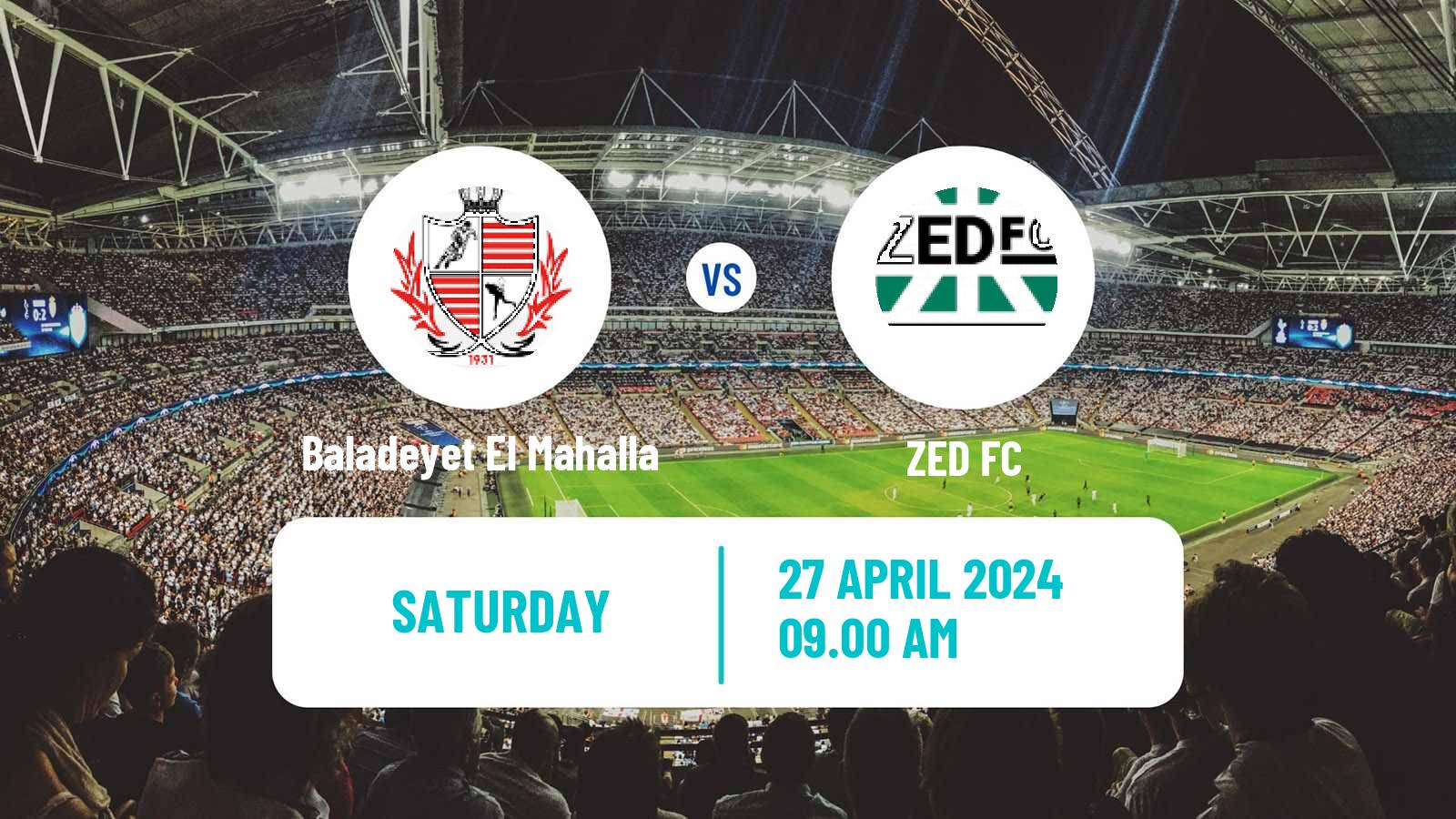 Soccer Egyptian Premier League Baladeyet El Mahalla - ZED