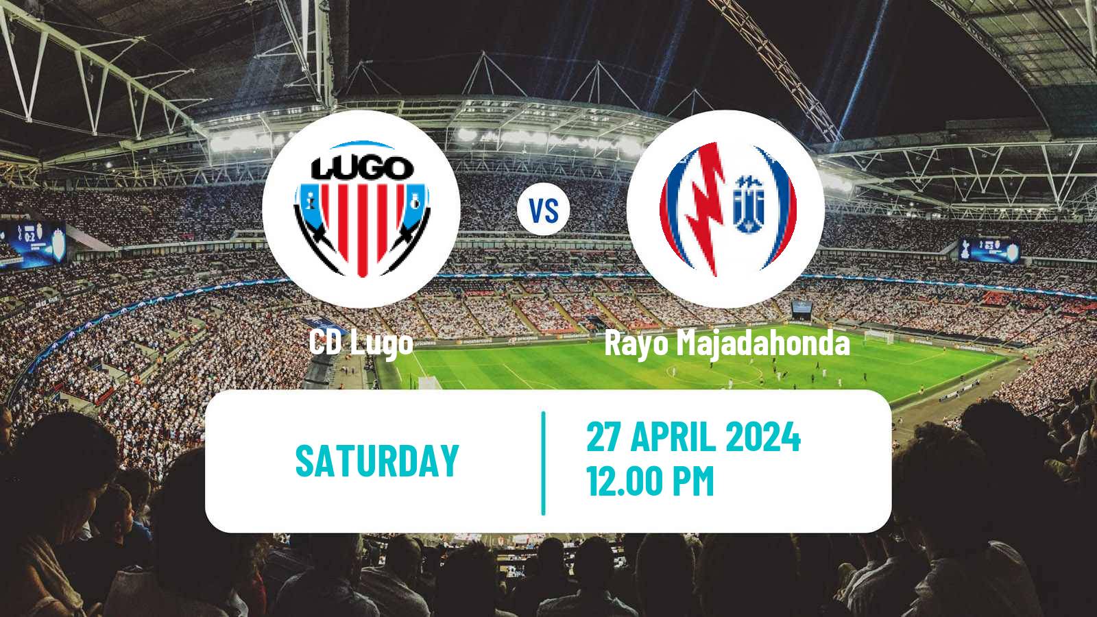 Soccer Spanish Primera RFEF Group 1 Lugo - Rayo Majadahonda