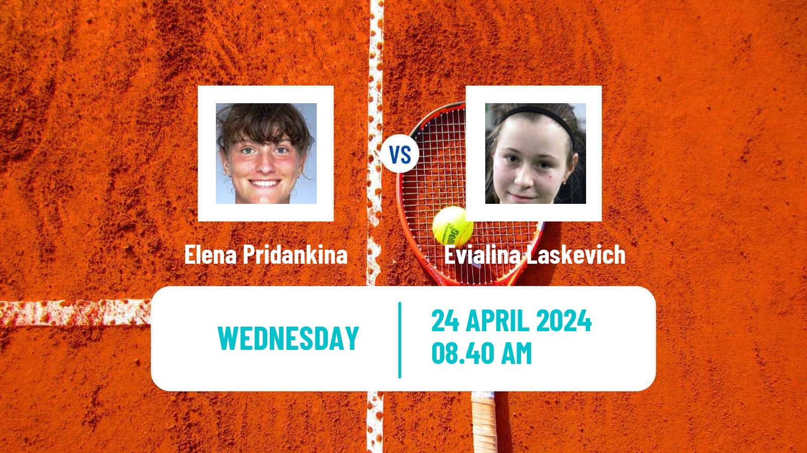 Tennis ITF W50 Lopota Women Elena Pridankina - Evialina Laskevich