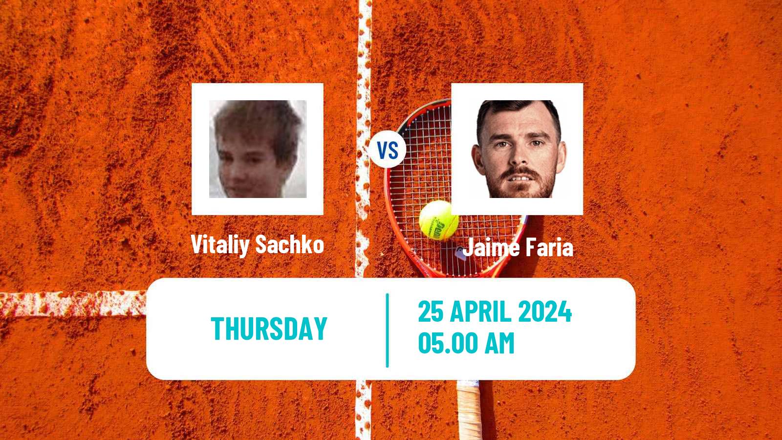 Tennis Ostrava Challenger Men Vitaliy Sachko - Jaime Faria