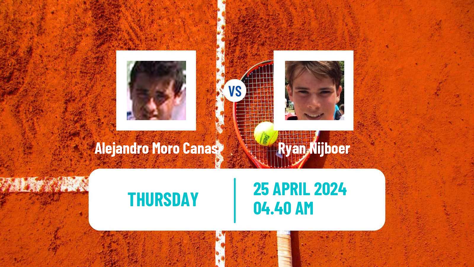 Tennis Rome Challenger Men Alejandro Moro Canas - Ryan Nijboer