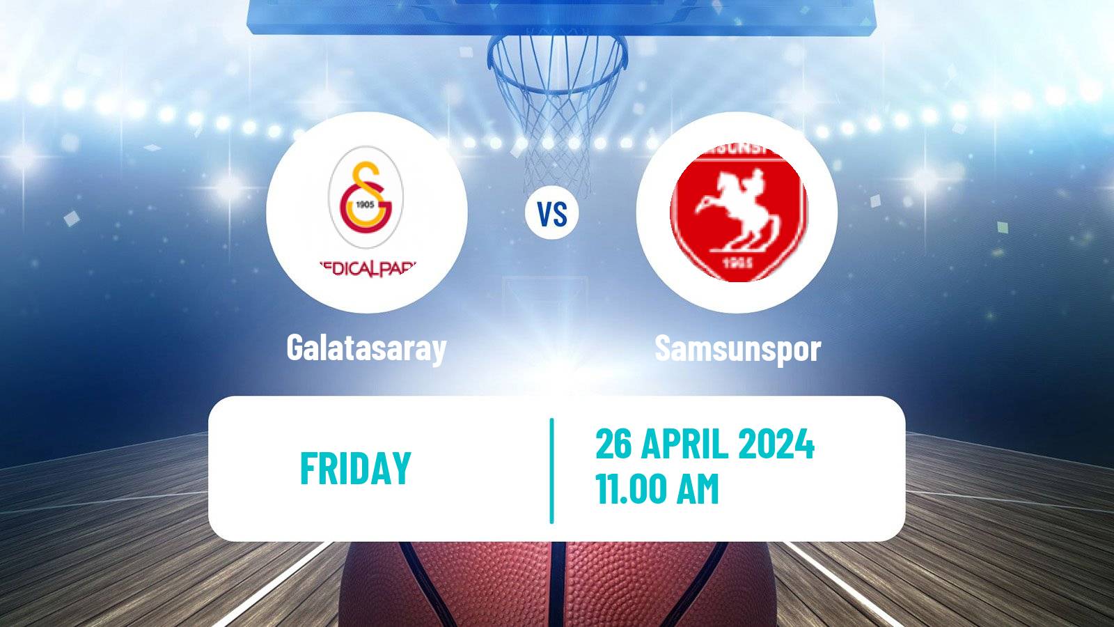 Basketball Turkish Basketball Super Ligi Galatasaray - Samsunspor