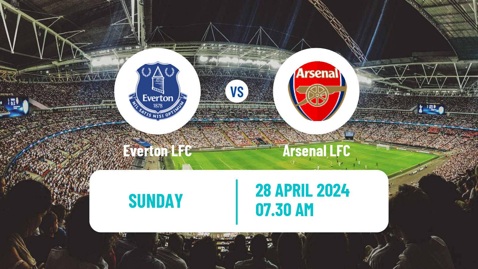 Soccer English WSL Everton - Arsenal LFC