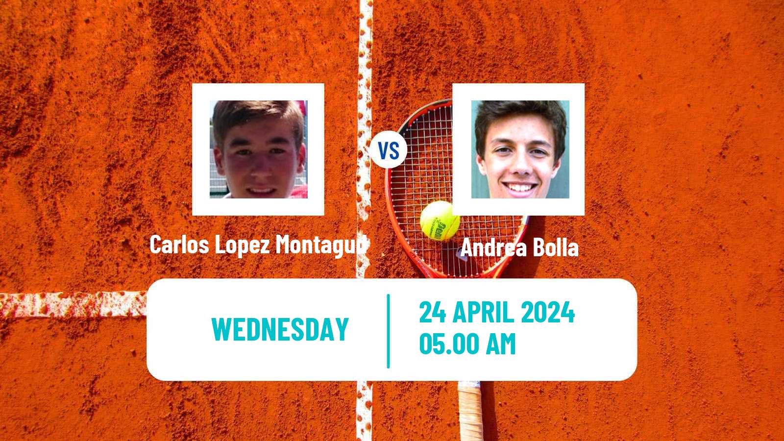 Tennis ITF M25 Santa Margherita Di Pula 5 Men Carlos Lopez Montagud - Andrea Bolla