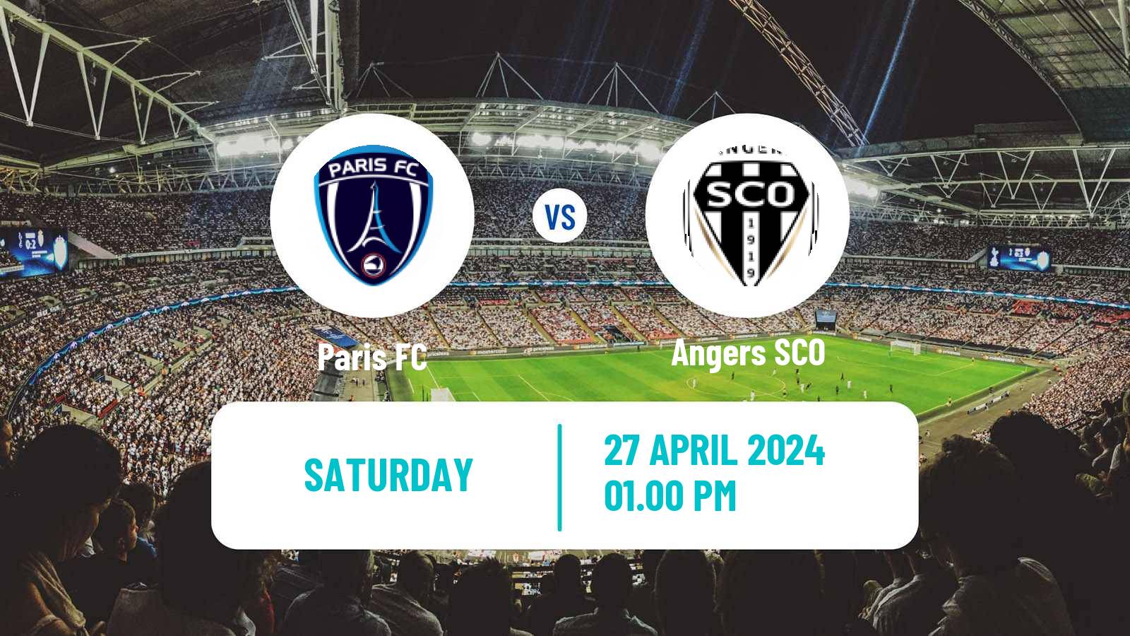 Soccer French Ligue 2 Paris FC - Angers