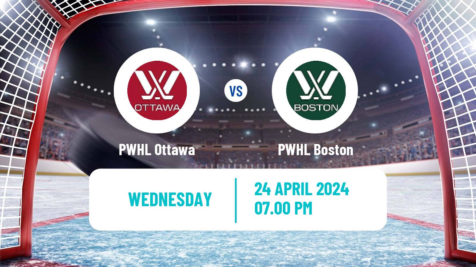 Hockey PWHL Women Ottawa - Boston