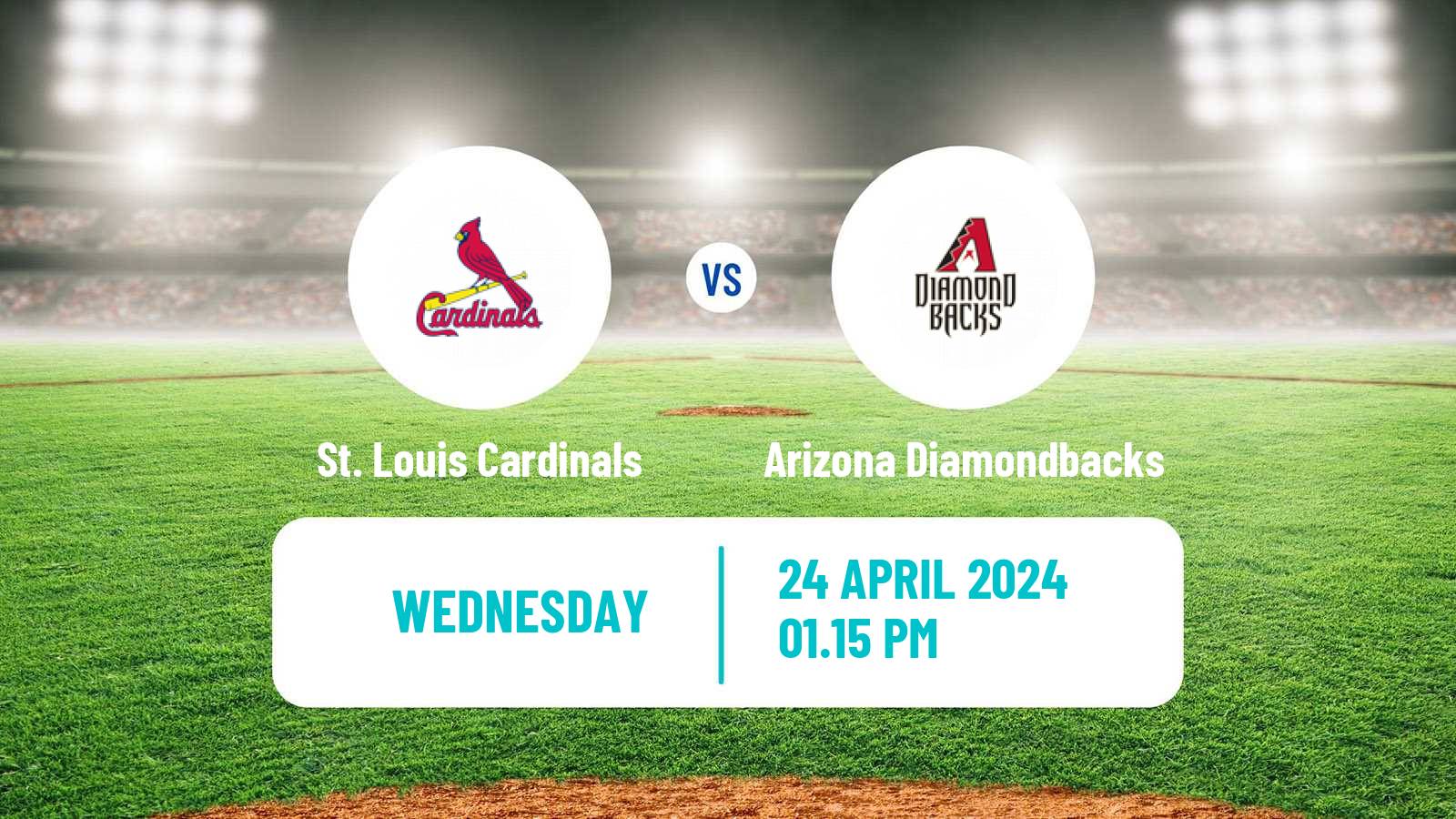 Baseball MLB St. Louis Cardinals - Arizona Diamondbacks