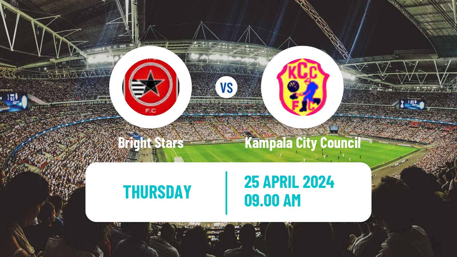 Soccer Ugandan Super League Bright Stars - Kampala City Council