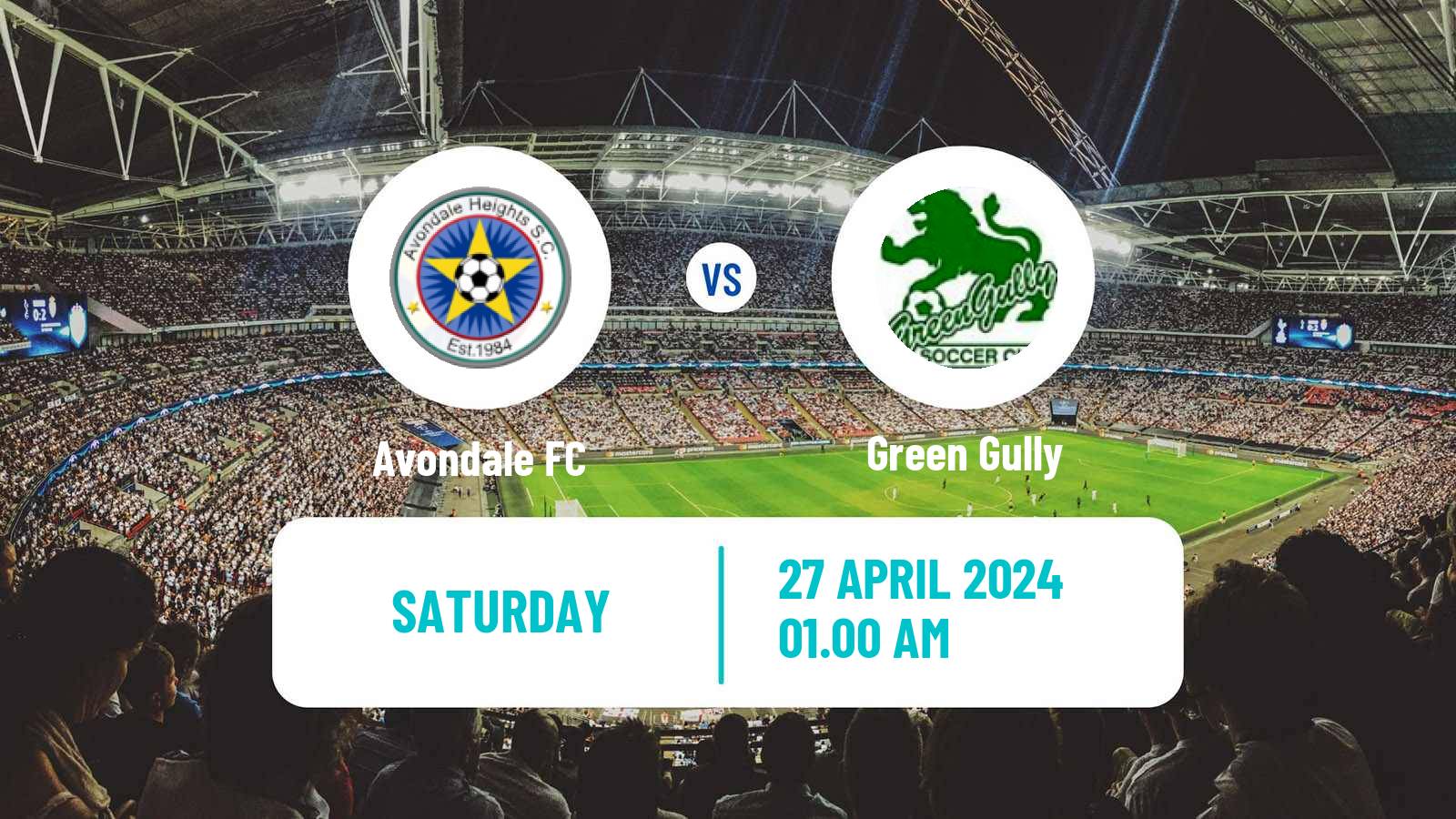 Soccer Australian NPL Victoria Avondale - Green Gully