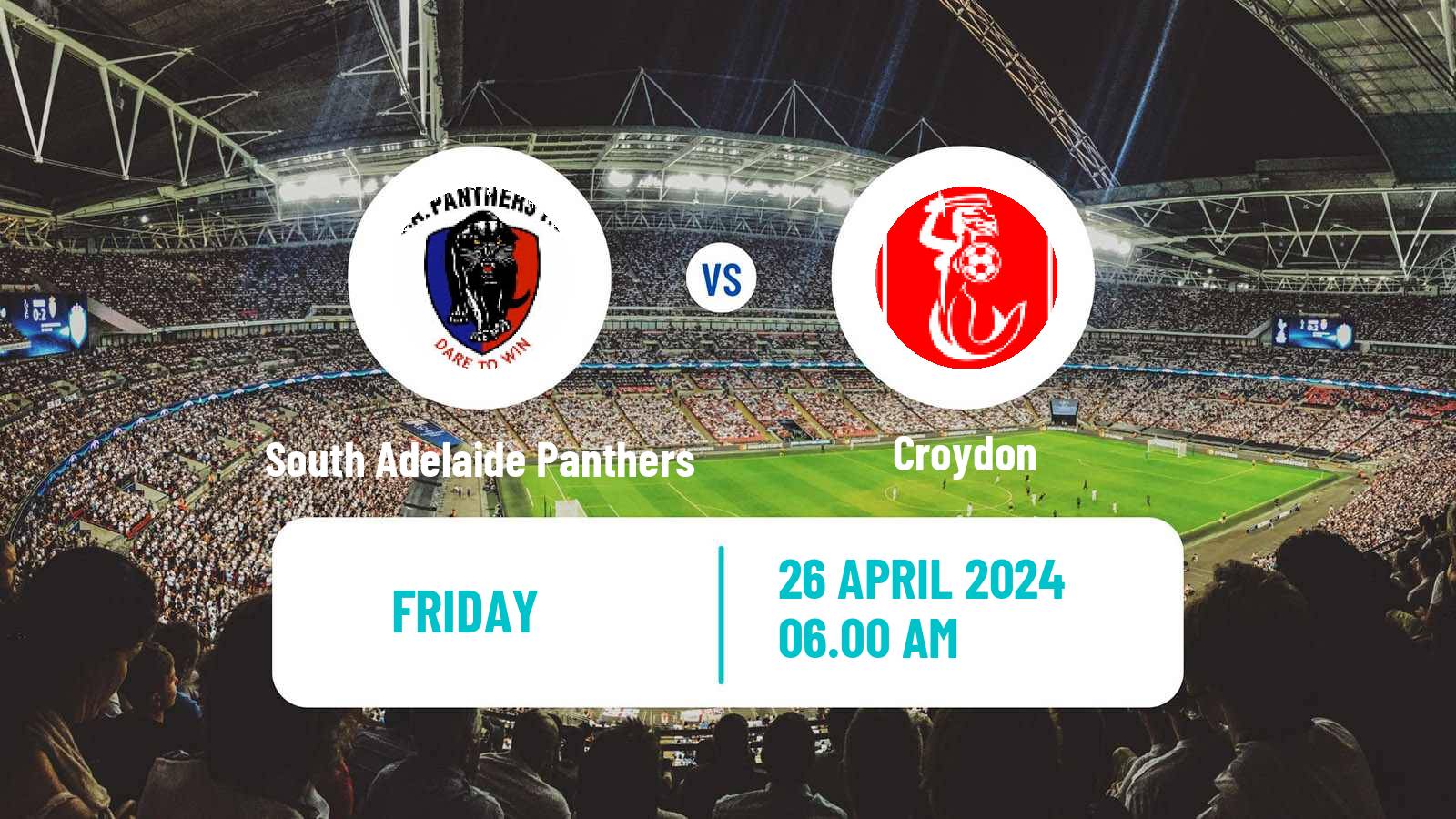 Soccer Australian NPL South Australian South Adelaide Panthers - Croydon
