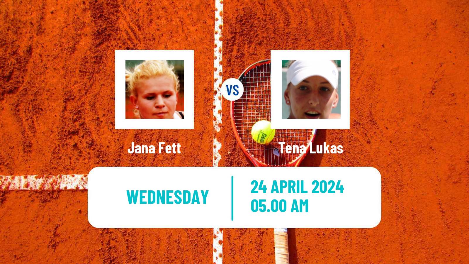 Tennis ITF W100 Oeiras Women Jana Fett - Tena Lukas
