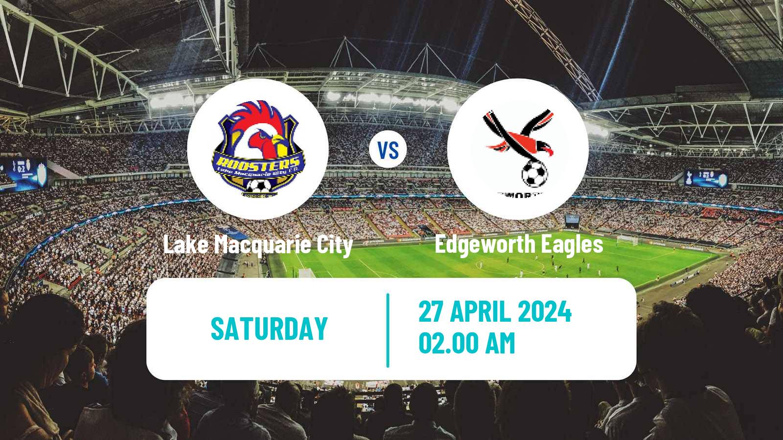 Soccer Australian NPL Northern NSW Lake Macquarie City - Edgeworth Eagles