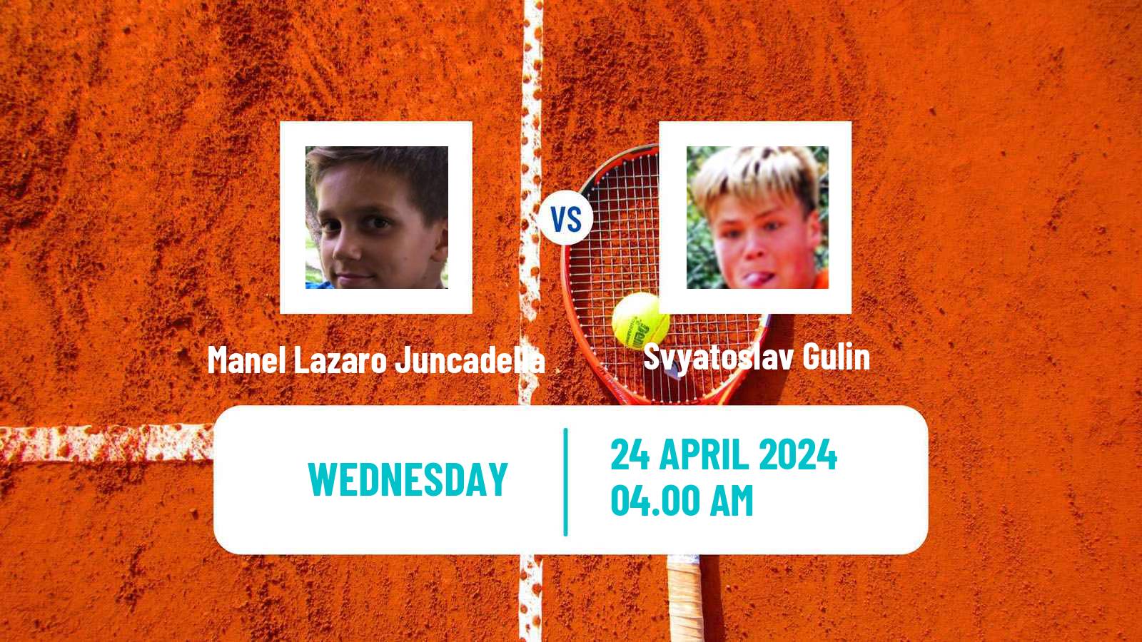 Tennis ITF M15 Sanxenxo Men Manel Lazaro Juncadella - Svyatoslav Gulin