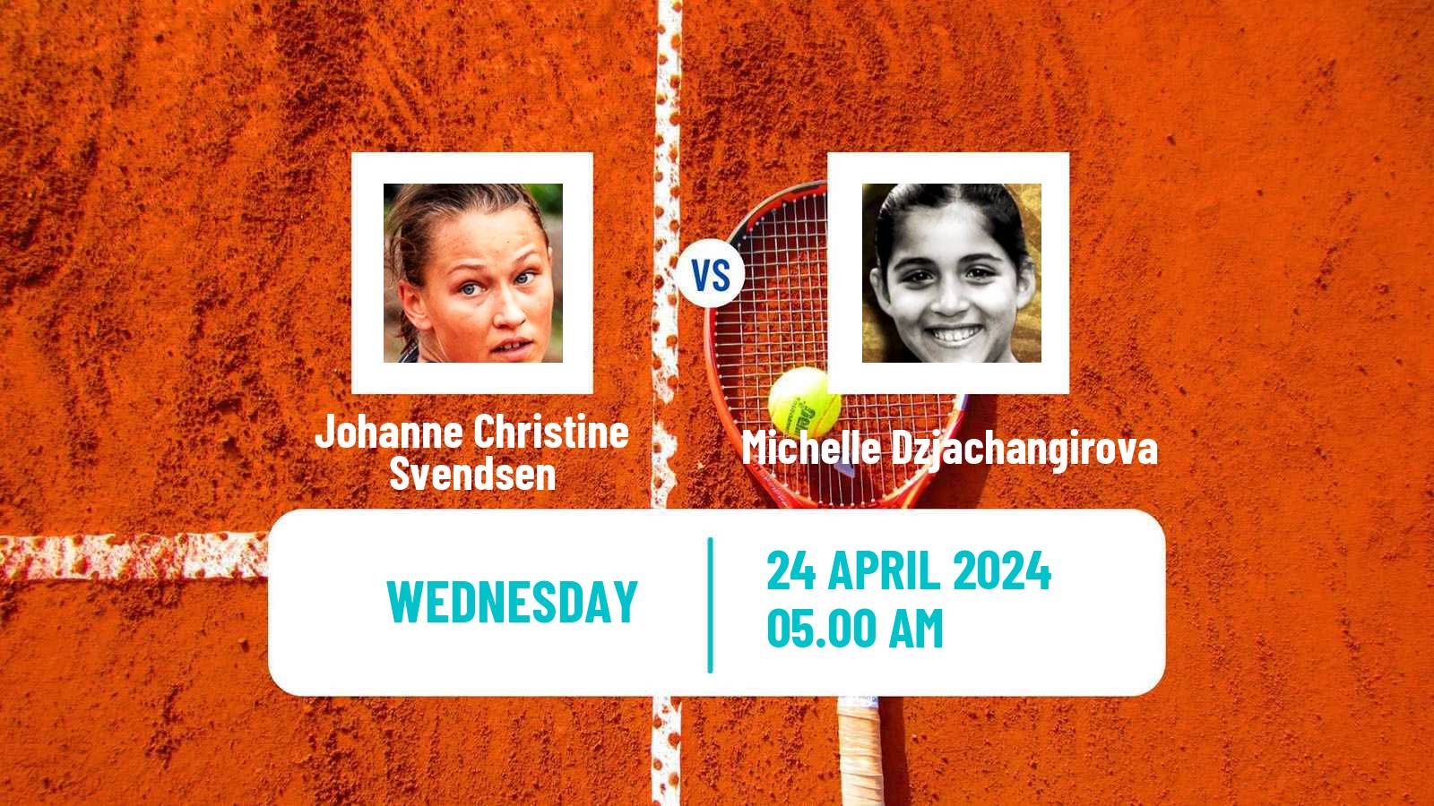 Tennis ITF W35 Nottingham Women Johanne Christine Svendsen - Michelle Dzjachangirova