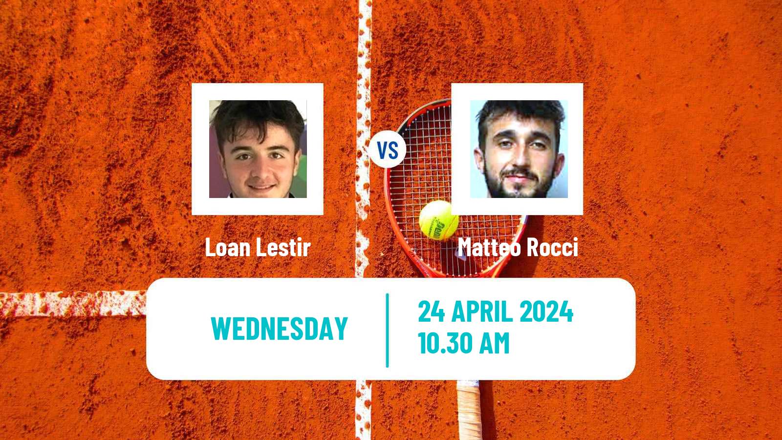 Tennis ITF M15 Monastir 17 Men Loan Lestir - Matteo Rocci