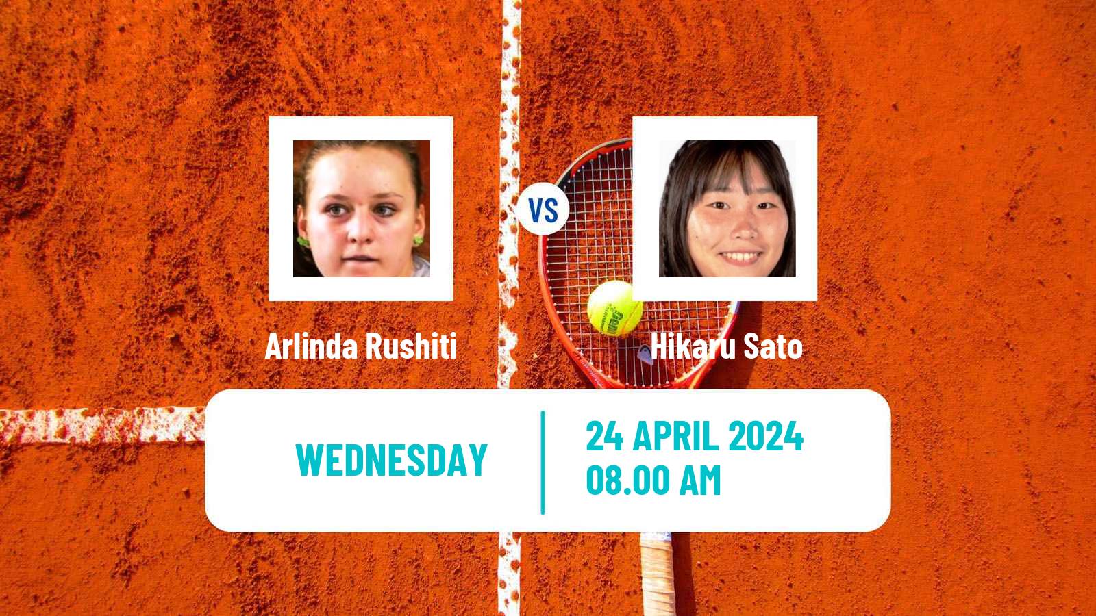 Tennis ITF W35 Nottingham Women Arlinda Rushiti - Hikaru Sato