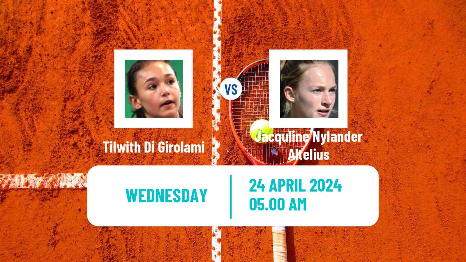 Tennis ITF W15 Telde 4 Women Tilwith Di Girolami - Jacquline Nylander Altelius