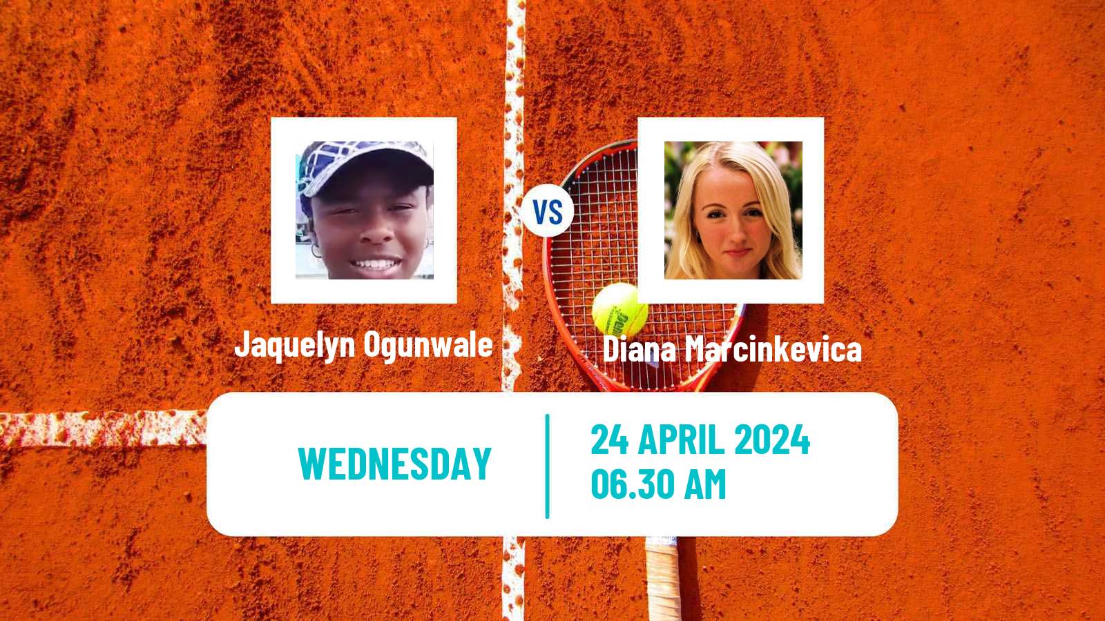 Tennis ITF W35 Nottingham Women Jaquelyn Ogunwale - Diana Marcinkevica