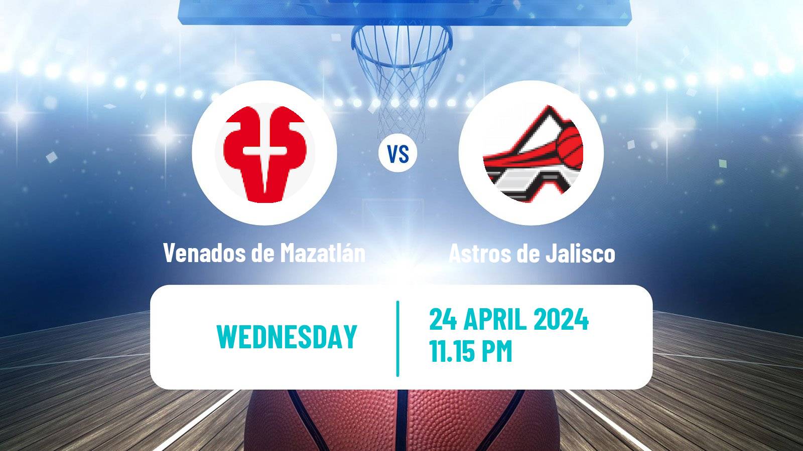 Basketball Mexican CIBACOPA Venados de Mazatlán - Astros de Jalisco