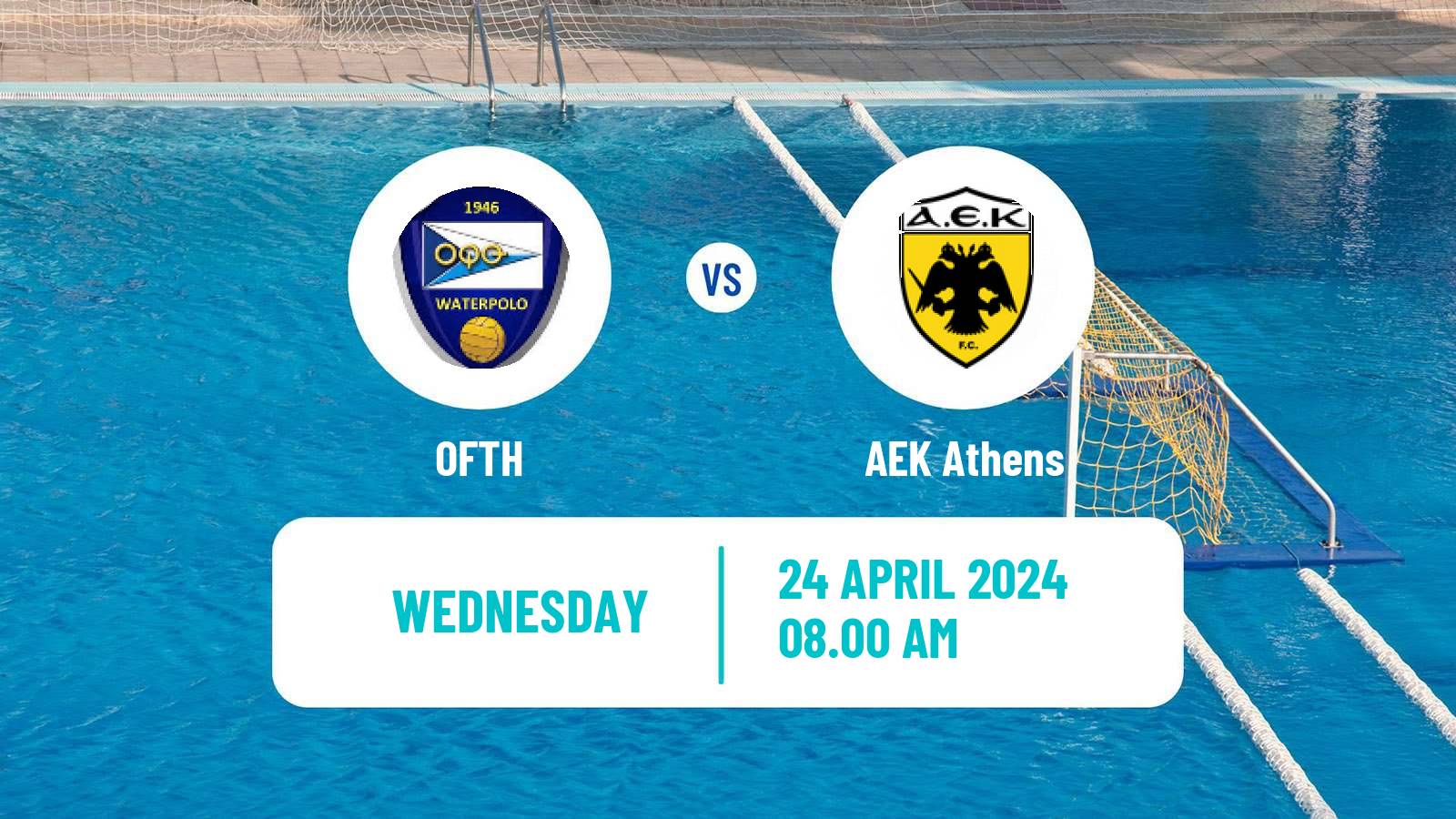 Water polo Greek A1 Water Polo OFTH - AEK Athens