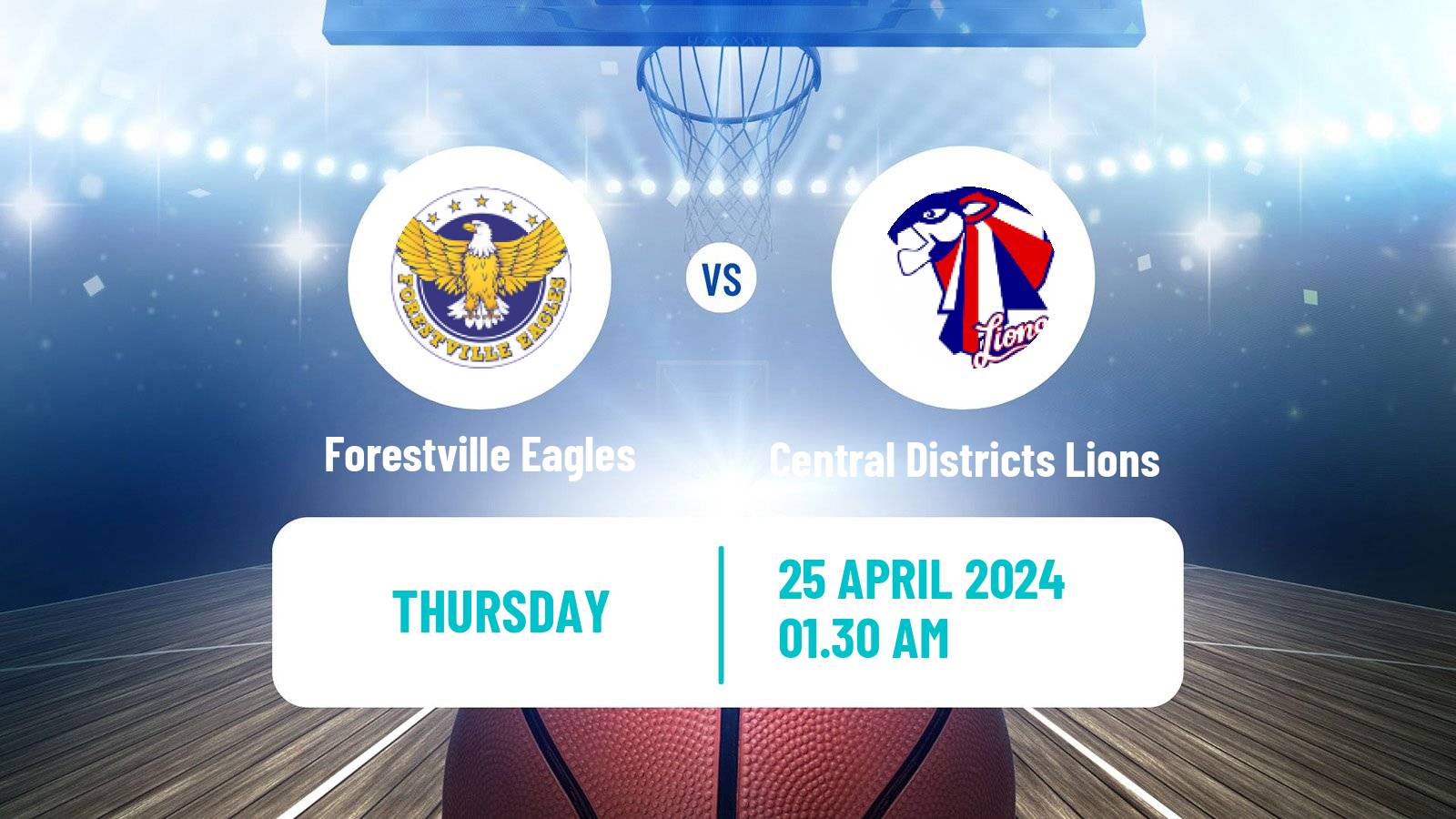 Basketball Australian NBL1 Central Women Forestville Eagles - Central Districts Lions