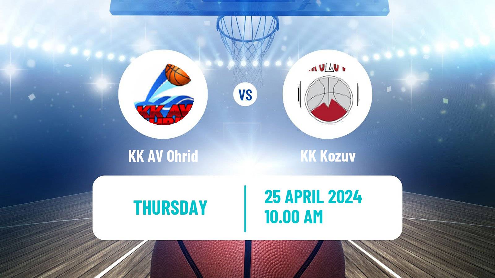 Basketball North Macedonian Prva Liga Basketball Ohrid - Kozuv