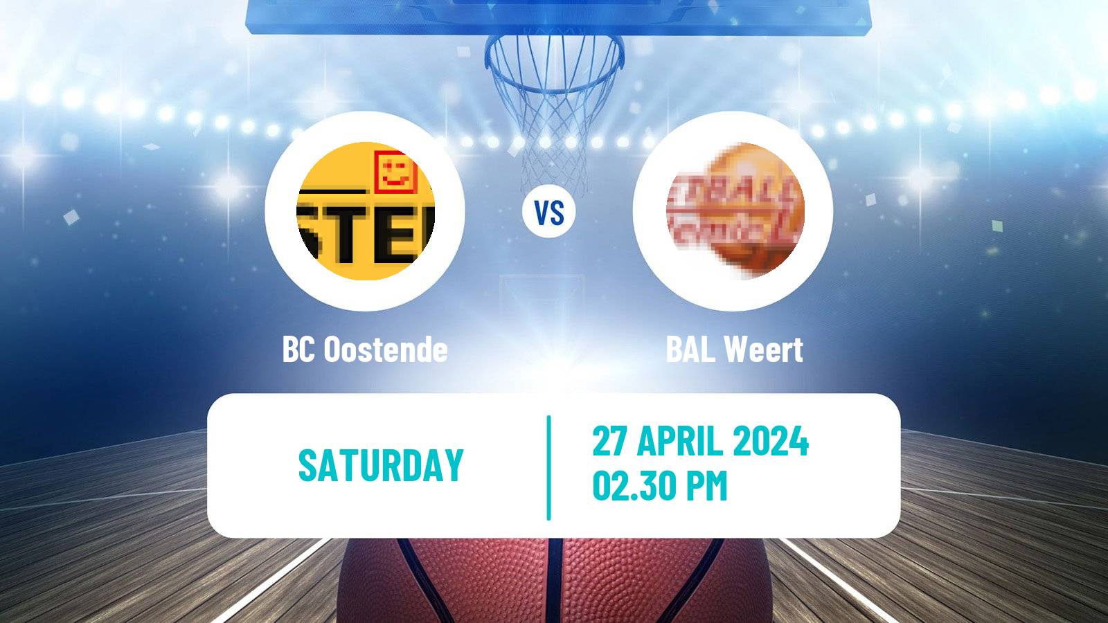 Basketball Dutch DBL Oostende - BAL Weert